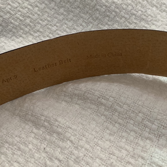 Apt 9 Leather Belt 1x - Picture 3 of 7